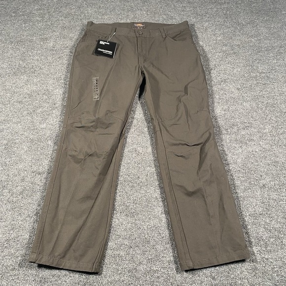 Craghoppers Other - Craghoppers Brodie Trouser Pants Mens 38x31 Bark Canvas Outdoors Hiking Cotton
